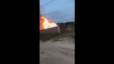 Луговая пожар 24 августа 2017г.