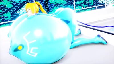 Увеличение груди и задницы Samus