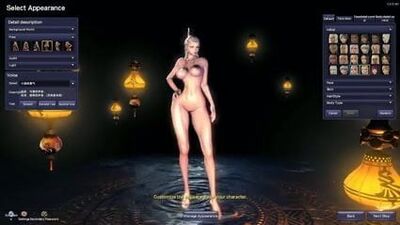 Blade and Soul обнаженное мод созданием персонажей